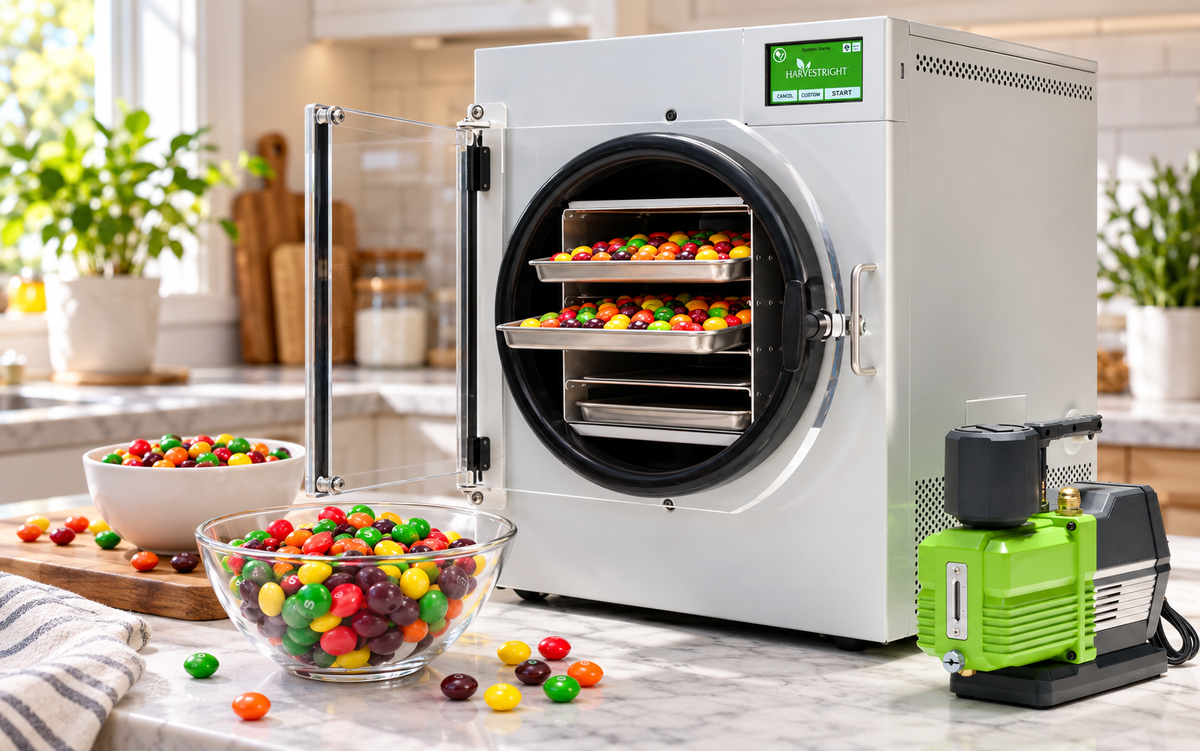 How to Make Freeze Dried Skittles Using a Harvest Right Freeze Dryer