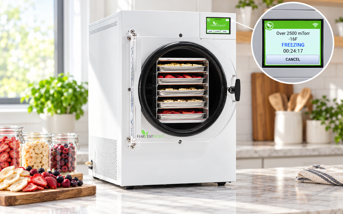 Harvest Right Freeze Dryer Vacuum Pressure Explained: What mTorr Should You Actually See?