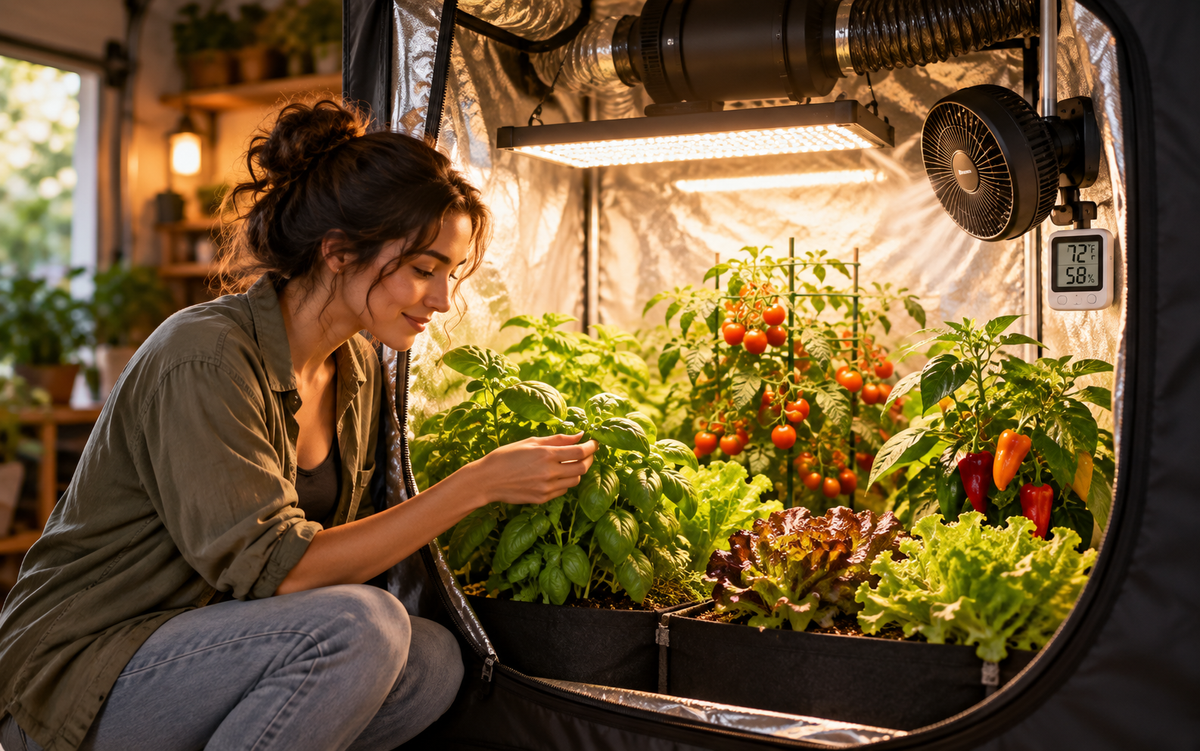 How to Control Temperature and Humidity in a Grow Tent