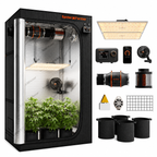 Spider Farmer SF4000 450W Smart Grow Tent Kit with 4' × 4' Grow Tent and GGS Controller