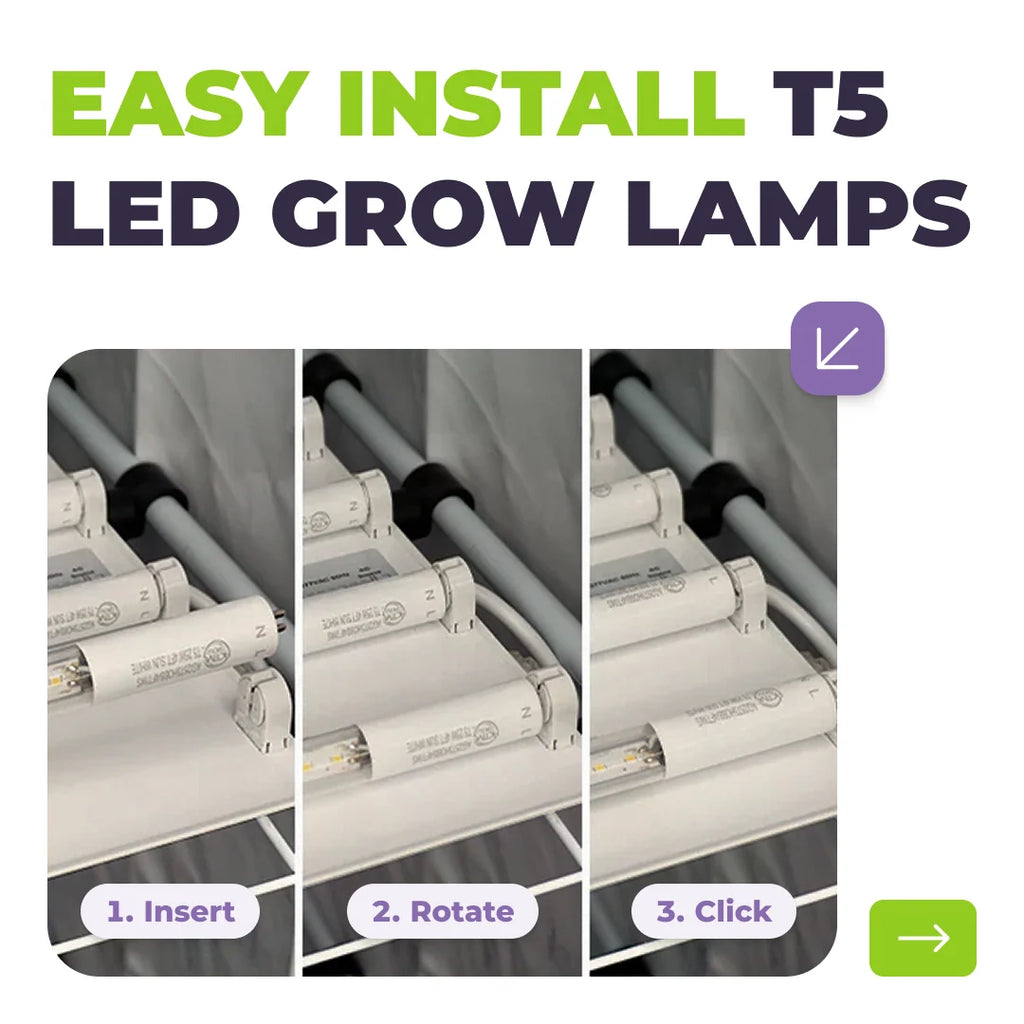 Active Grow T5 HO 2.0 4FT 4 Lamp LED Grow Light – Sun White Spectrum