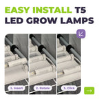 Active Grow T5 HO 2.0 4FT 4 Lamp LED Grow Light – Sun White Spectrum