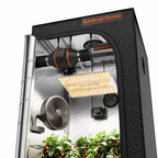 Spider Farmer SF1000D 100W LED Grow Tent Kit with 2' × 2' Tent and GGS Controller