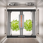 Spider Farmer G1500 150W Smart LED Grow Tent Kit with 2.3' × 2.3' Grow Tent