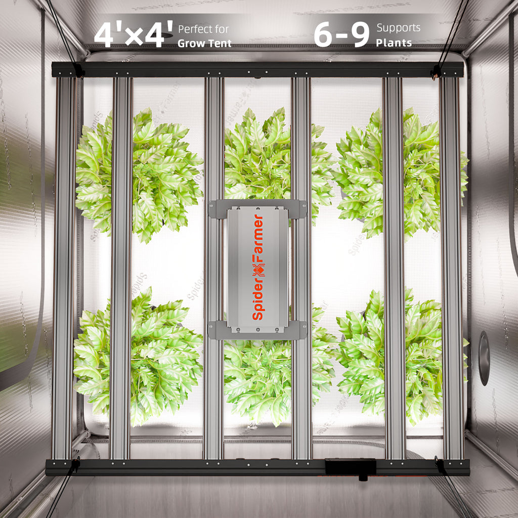 Spider Farmer G5000 480W Smart Grow Tent Kit with 4' × 4' Grow Tent