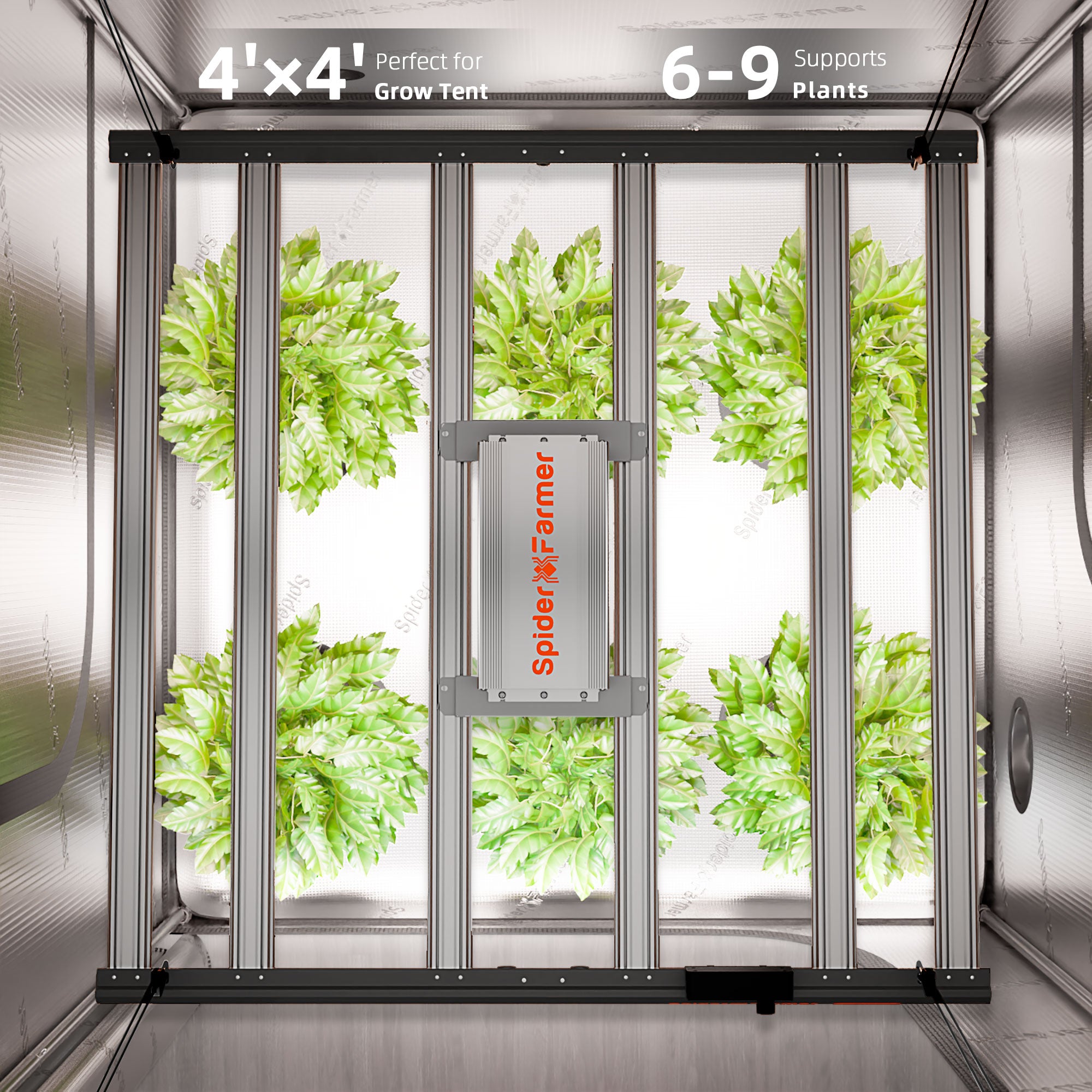 Spider Farmer G5000 480W Smart Grow Tent Kit with 4' × 4' Grow Tent