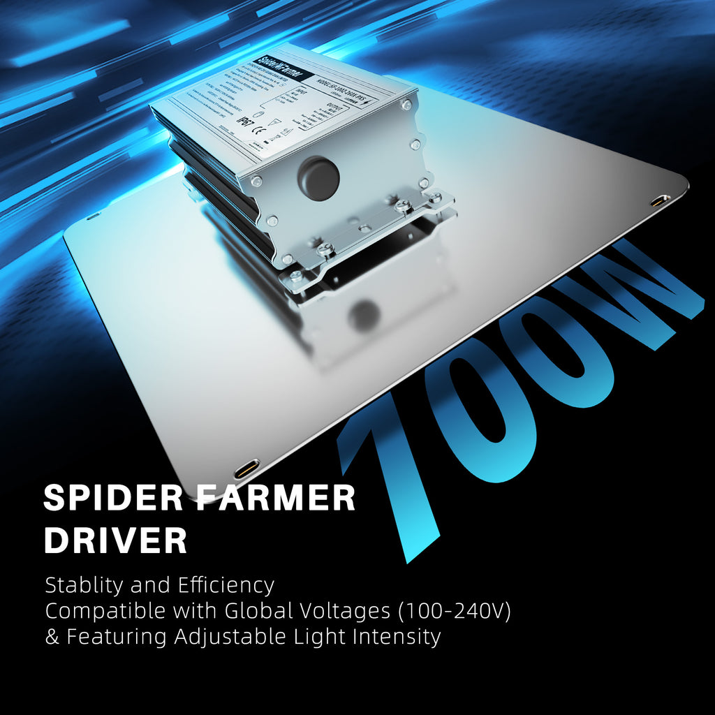 Spider Farmer SF1000D 100W Full Spectrum Dimmable LED Grow Light