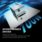 Spider Farmer SF1000D 100W Full Spectrum Dimmable LED Grow Light