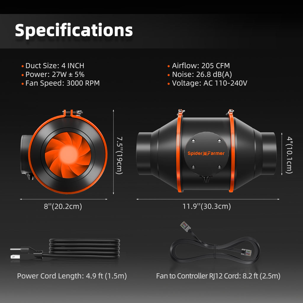 Spider Farmer G1500 150W Smart LED Grow Tent Kit with 2.3' × 2.3' Grow Tent