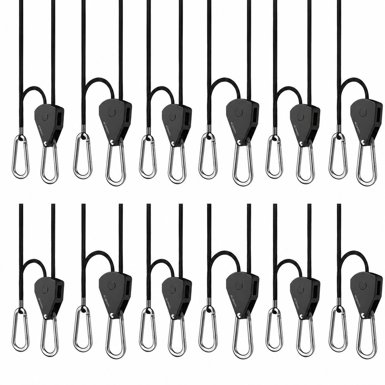 AC Infinity Heavy Duty Adjustable Rope Clip Light Hanger