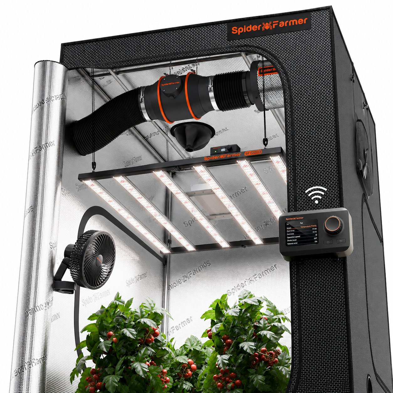 Spider Farmer G5000 480W Smart Grow Tent Kit with 4' × 4' Grow Tent