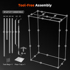 Spider Farmer Master Series 4×2 Grow Tent 48" × 24" × 72"