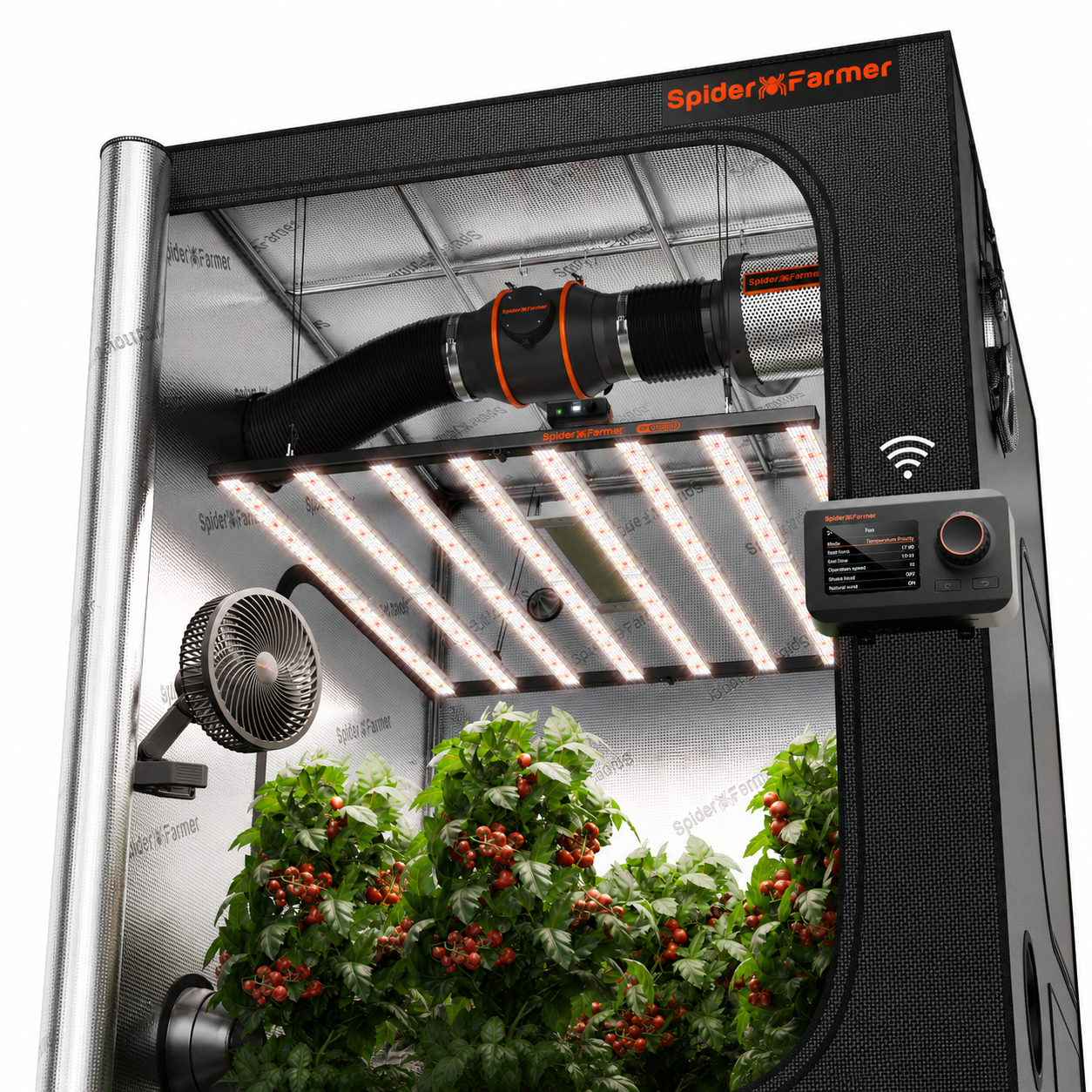 Spider Farmer G1000W 1000W Smart LED Grow Tent Kit with 5' × 5' Grow Tent