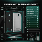 Mars Hydro FC3000 300W LED Grow Tent Kit with 3.3' × 3.3' Grow Tent