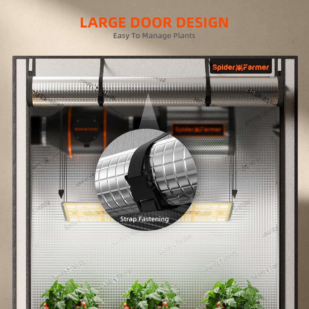 Spider Farmer Pro White 4.6×2.3×6.5 Grow Tent 2000D