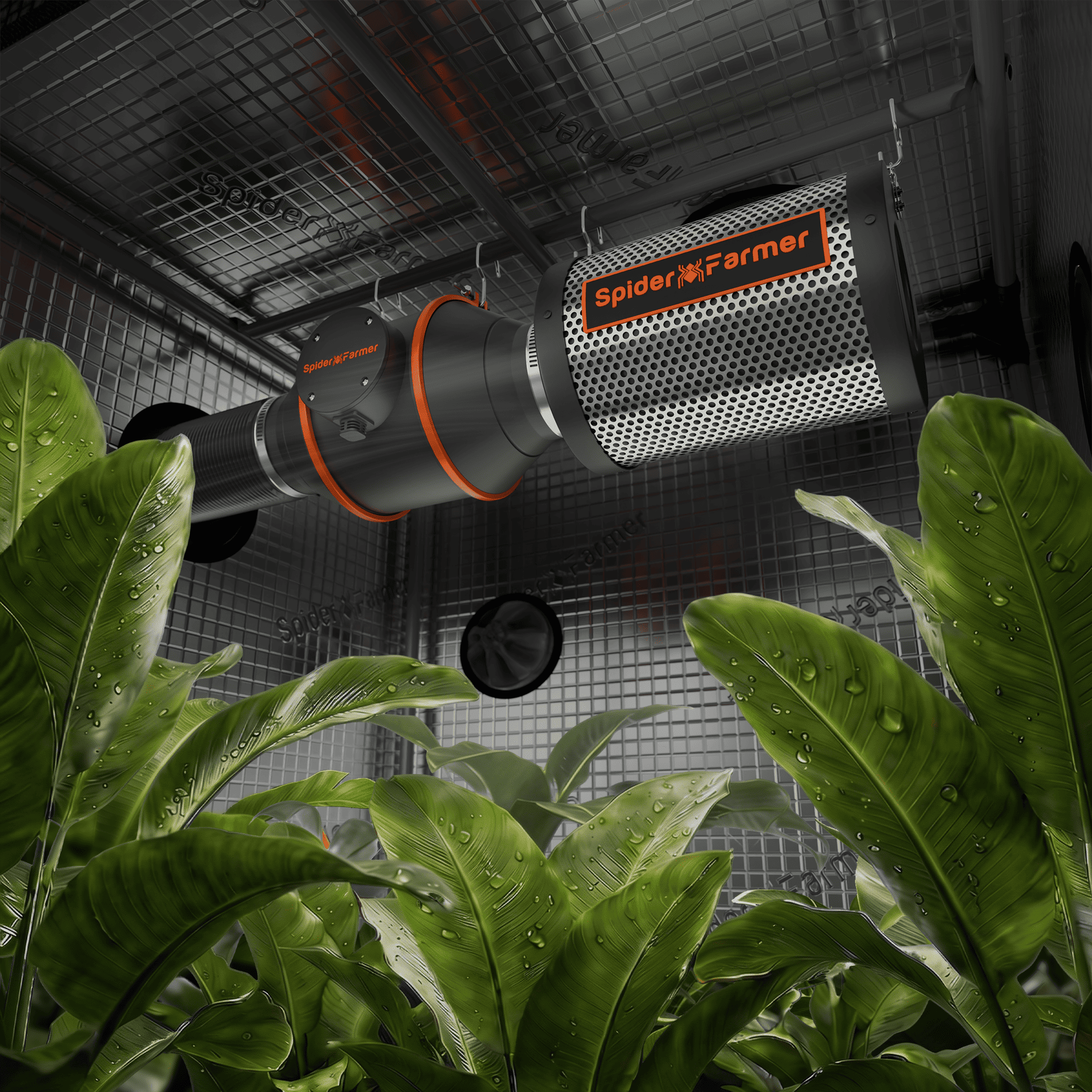 Spider Farmer SF2000 Pro 200W Smart Grow Tent Kit with 3' × 3' Grow Tent and GGS Controller