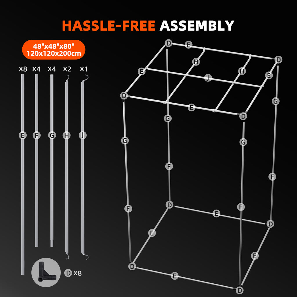 Spider Farmer G5000 480W Smart Grow Tent Kit with 4' × 4' Grow Tent