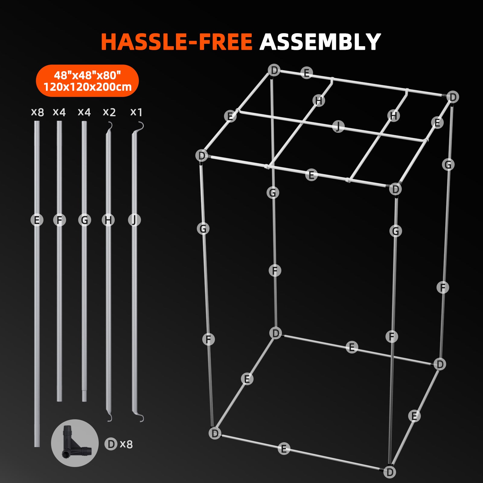 Spider Farmer G5000 480W Smart Grow Tent Kit with 4' × 4' Grow Tent
