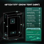 Mars Hydro FC4000 320W LED Grow Tent Kit with 2' × 4' Grow Tent