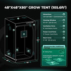 Mars Hydro TSW2000 300W LED Grow Tent Kit with 4' × 4' Grow Tent