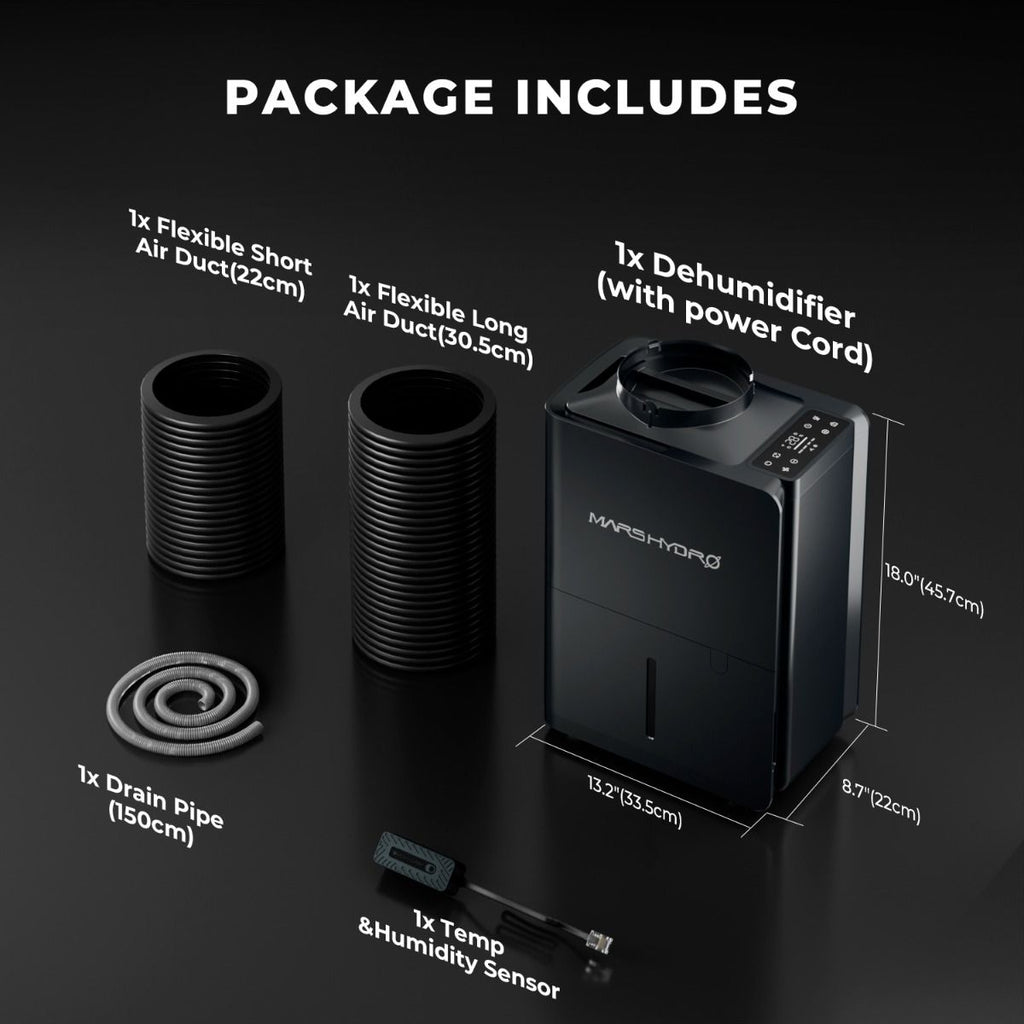 Mars Hydro 38 Pints/Day Smart Dehumidifier with iControl Controller