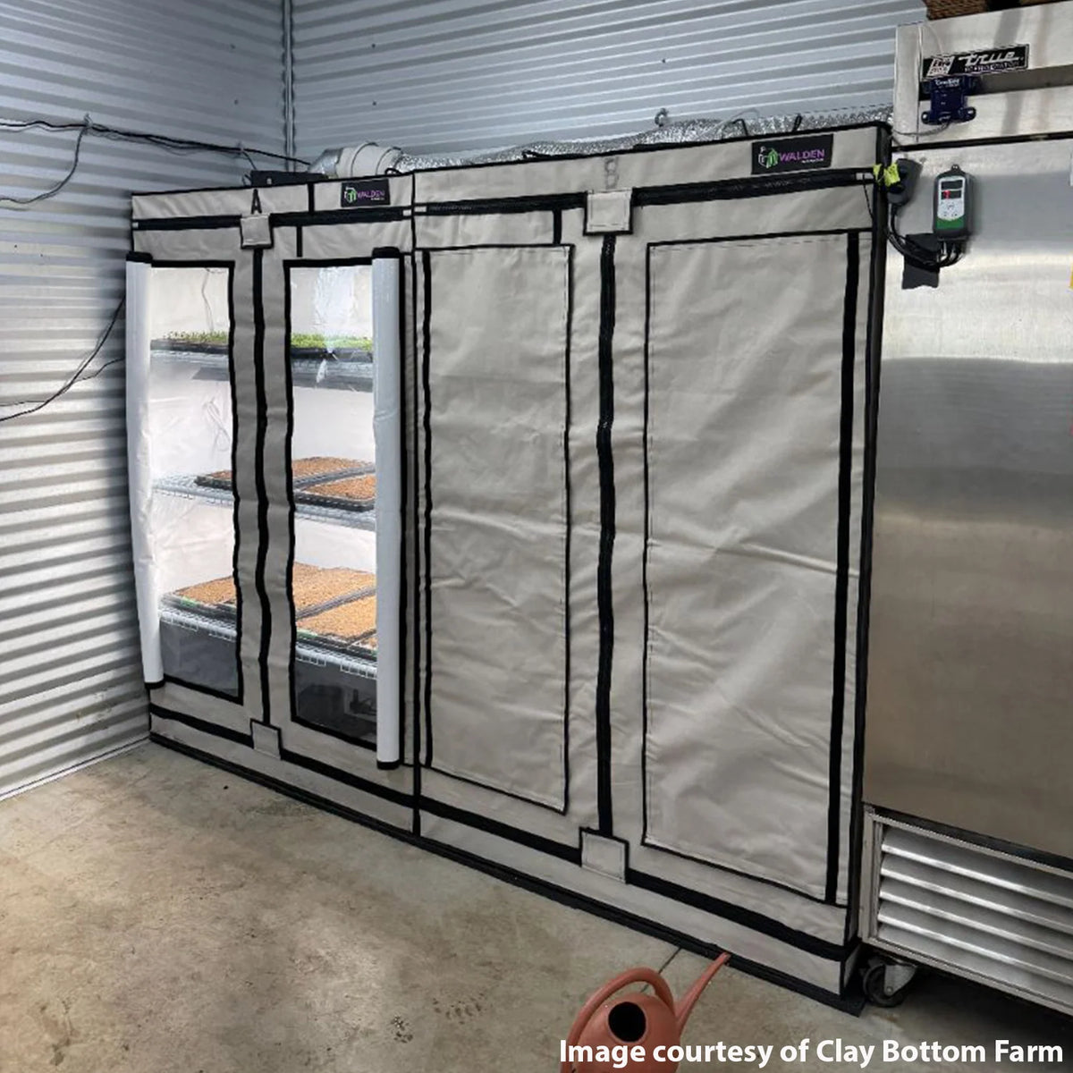 Active Grow Seeds & Starts 3-Tier Walden White LED Grow Tent Kit