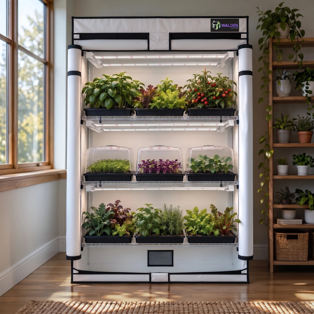 Active Grow LoPro EDGE Premium 3-Tier Walden White LED Grow Tent Kit