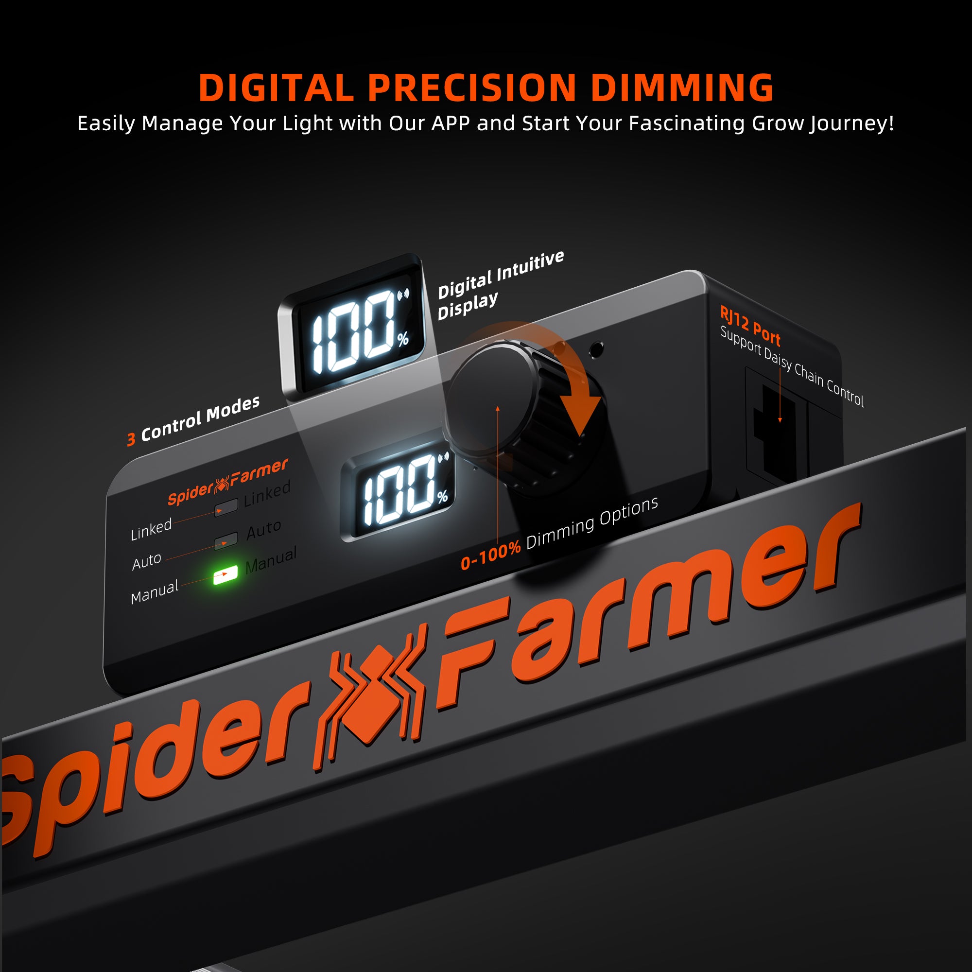 Spider Farmer SE7000 730W Full Spectrum LED Grow Light
