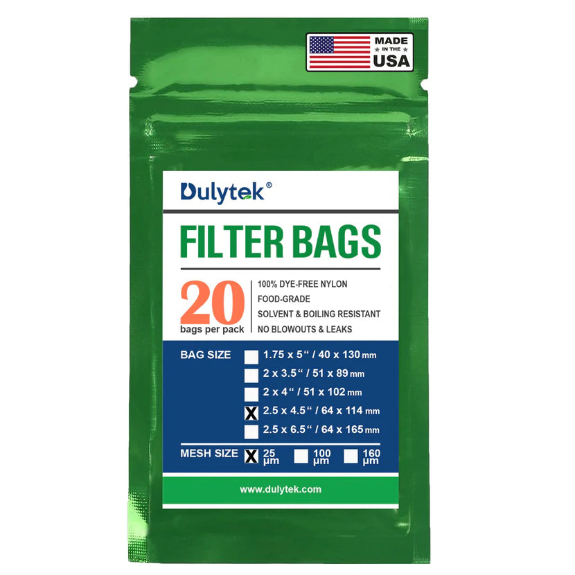 Dulytek Premium Nylon Filter Bags 2.5" x 4.5"