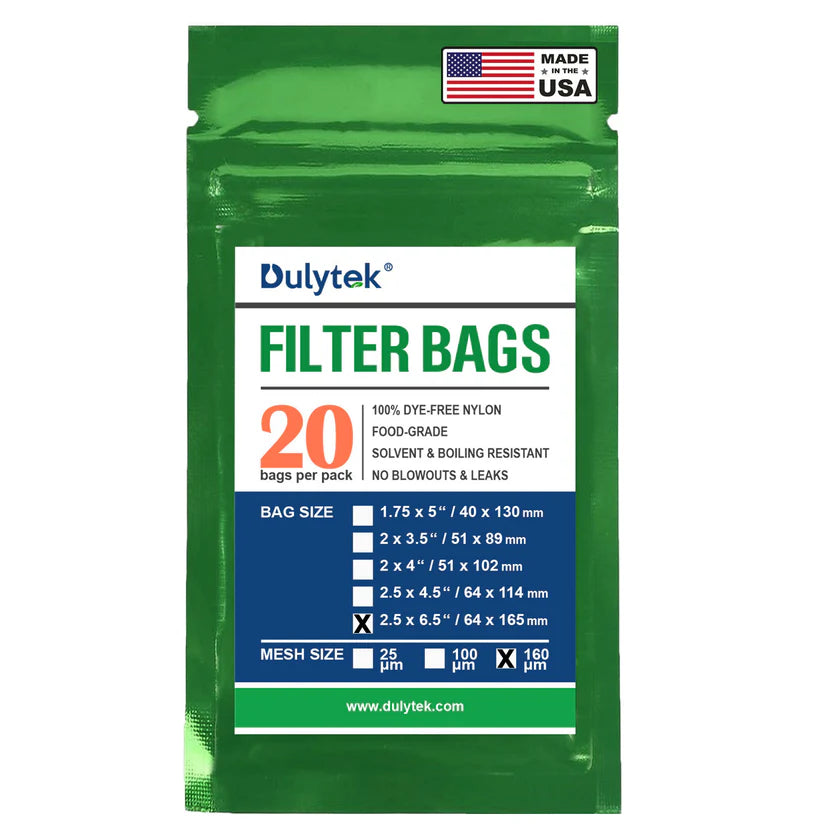 Dulytek Premium Nylon Filter Bags 2.5" x 6.5"
