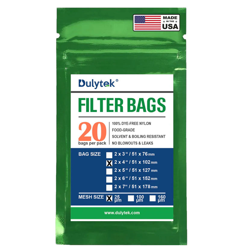 Dulytek Premium Nylon Filter Bags 2" x 4"