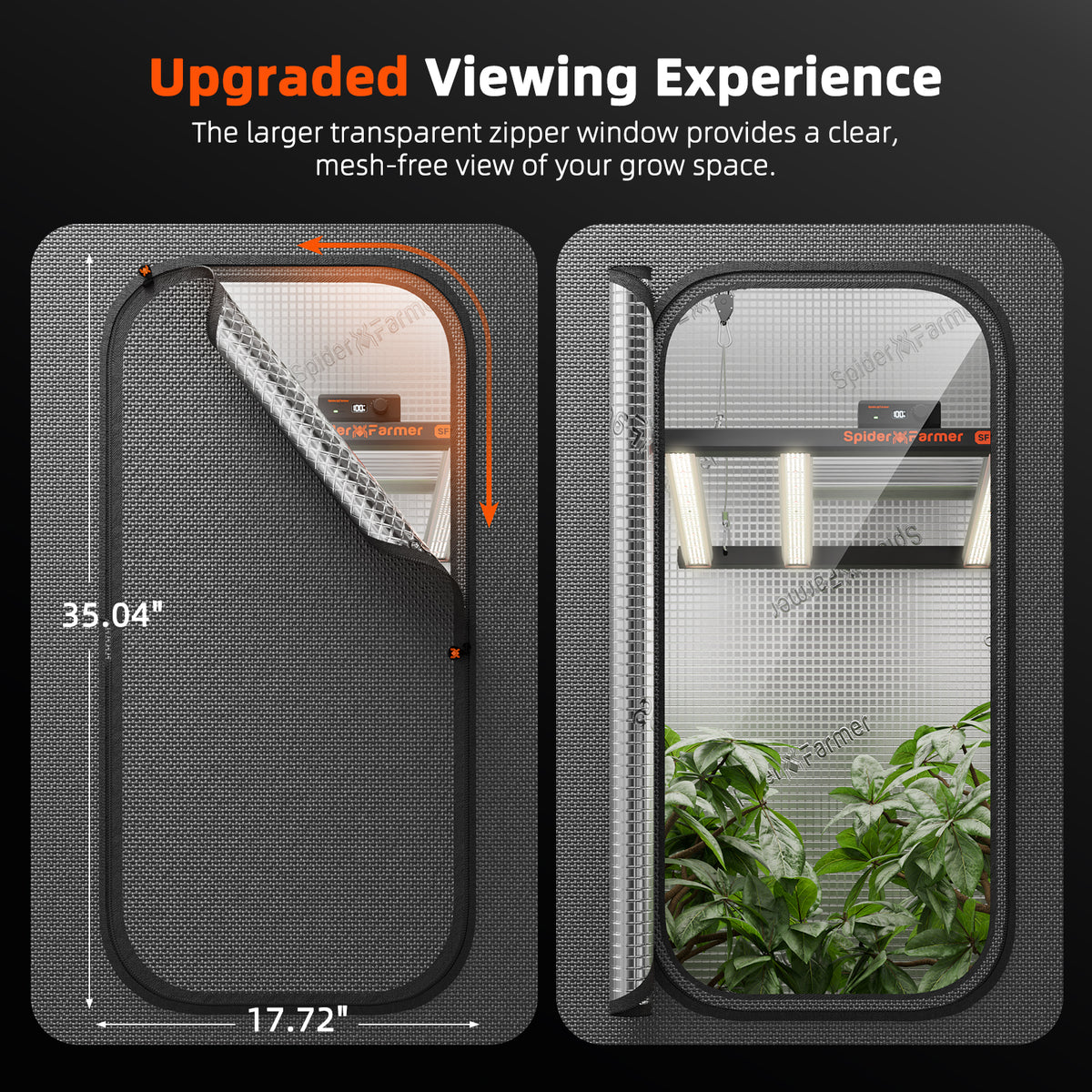 Spider Farmer Master Series 4×2 Grow Tent 48" × 24" × 72"