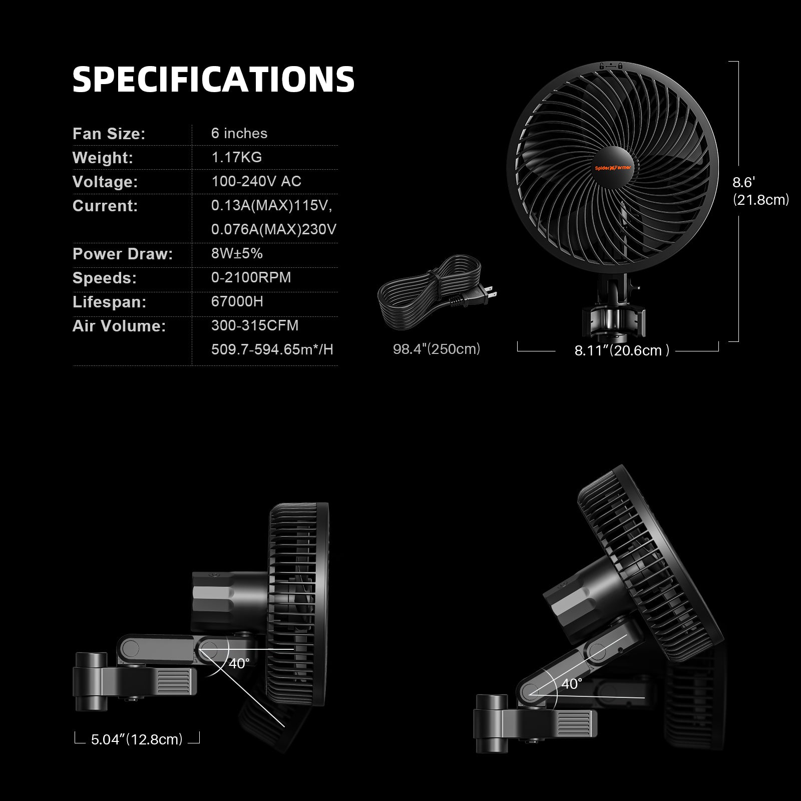 Spider Farmer G1500 150W Smart LED Grow Tent Kit with 2.3' × 2.3' Grow Tent
