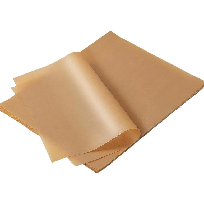 Rosineer Non Stick Unbleached Parchment Paper 100 Sheet Pack 12 x 15 Inch