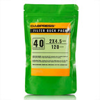 Dabpress 2" × 4.5" Premium 120 Micron Rosin Filter Bags (40 Pack)