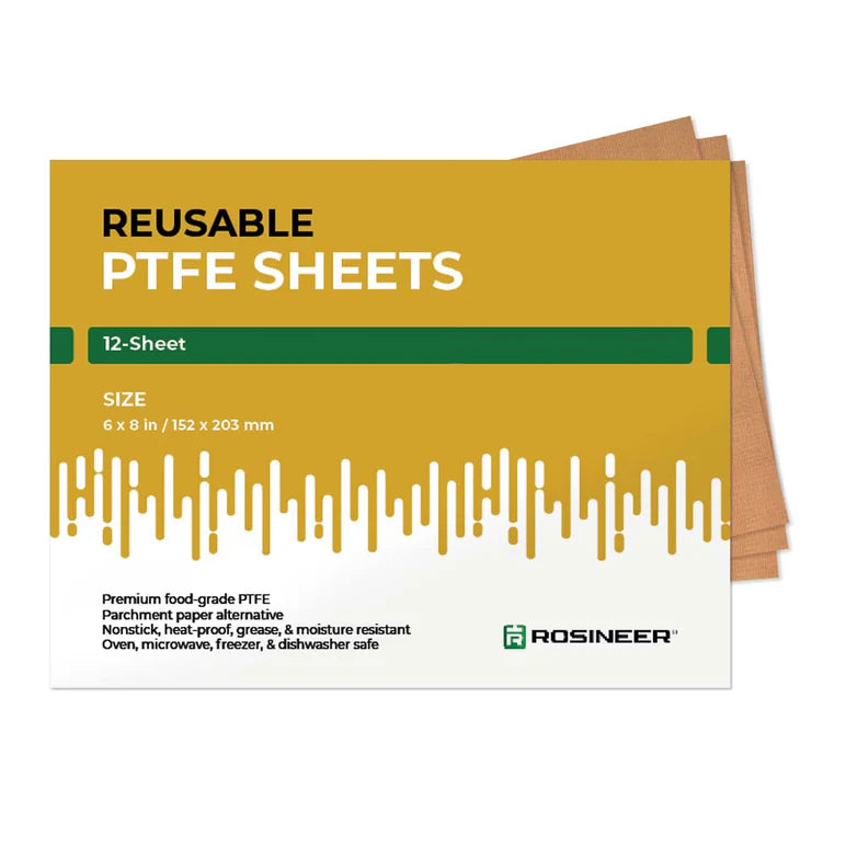 Rosineer Non Stick PTFE Teflon Sheet Pack 12 Pack 8 x 6 Inch