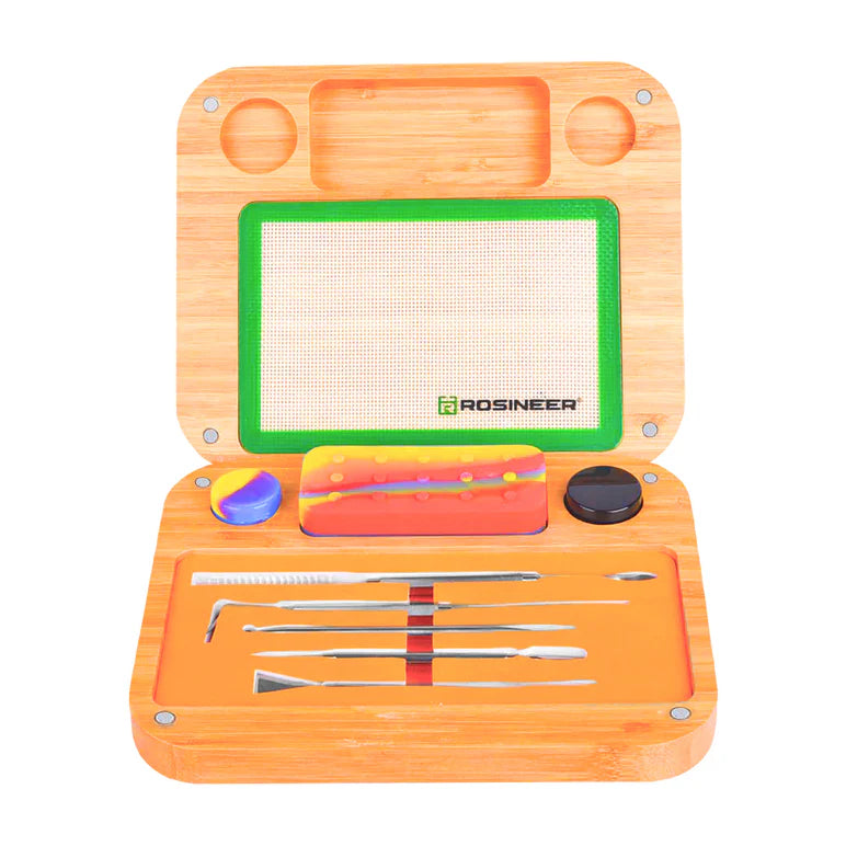 Rosineer Bamboo Organizer Tool Kit