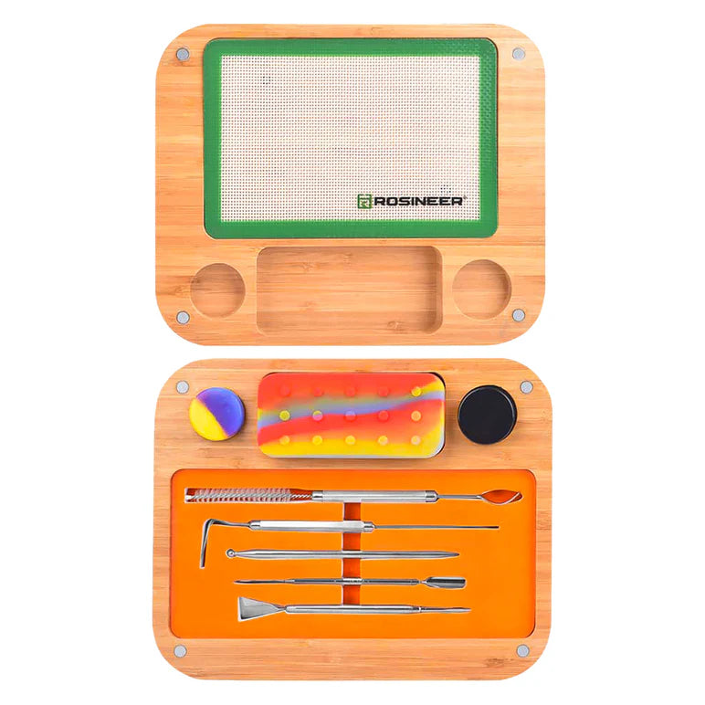 Rosineer Bamboo Organizer Tool Kit