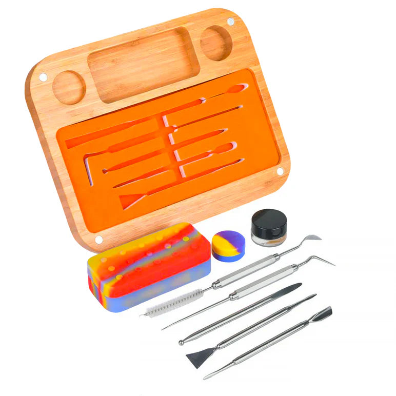 Rosineer Bamboo Organizer Tool Kit