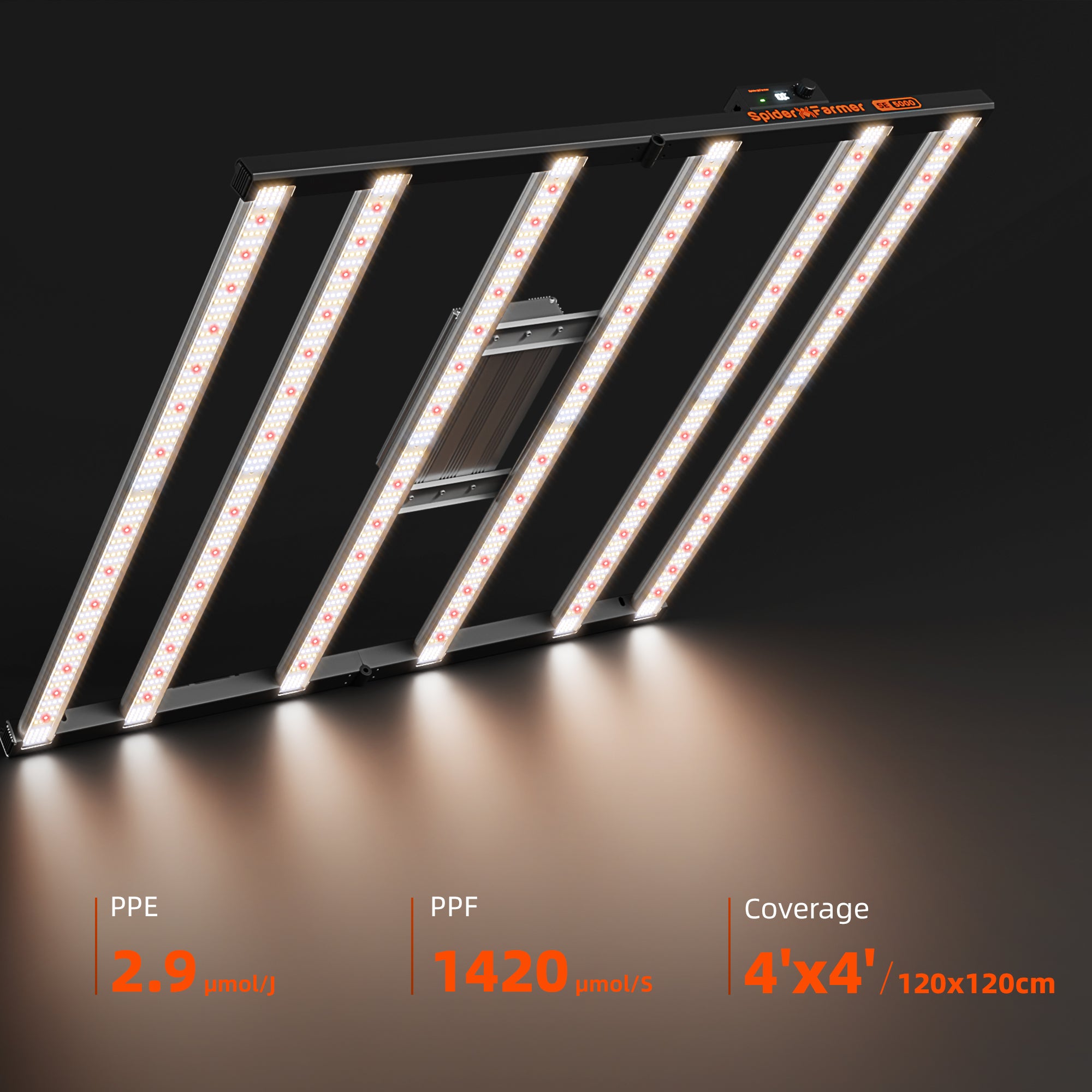 Spider Farmer SE5000 480W Full Spectrum LED Grow Light