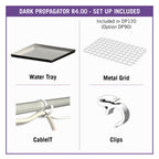 Secret Jardin Dark Propagator V4 90 3' x 2' x 3'4" Hydroponic Grow Tent