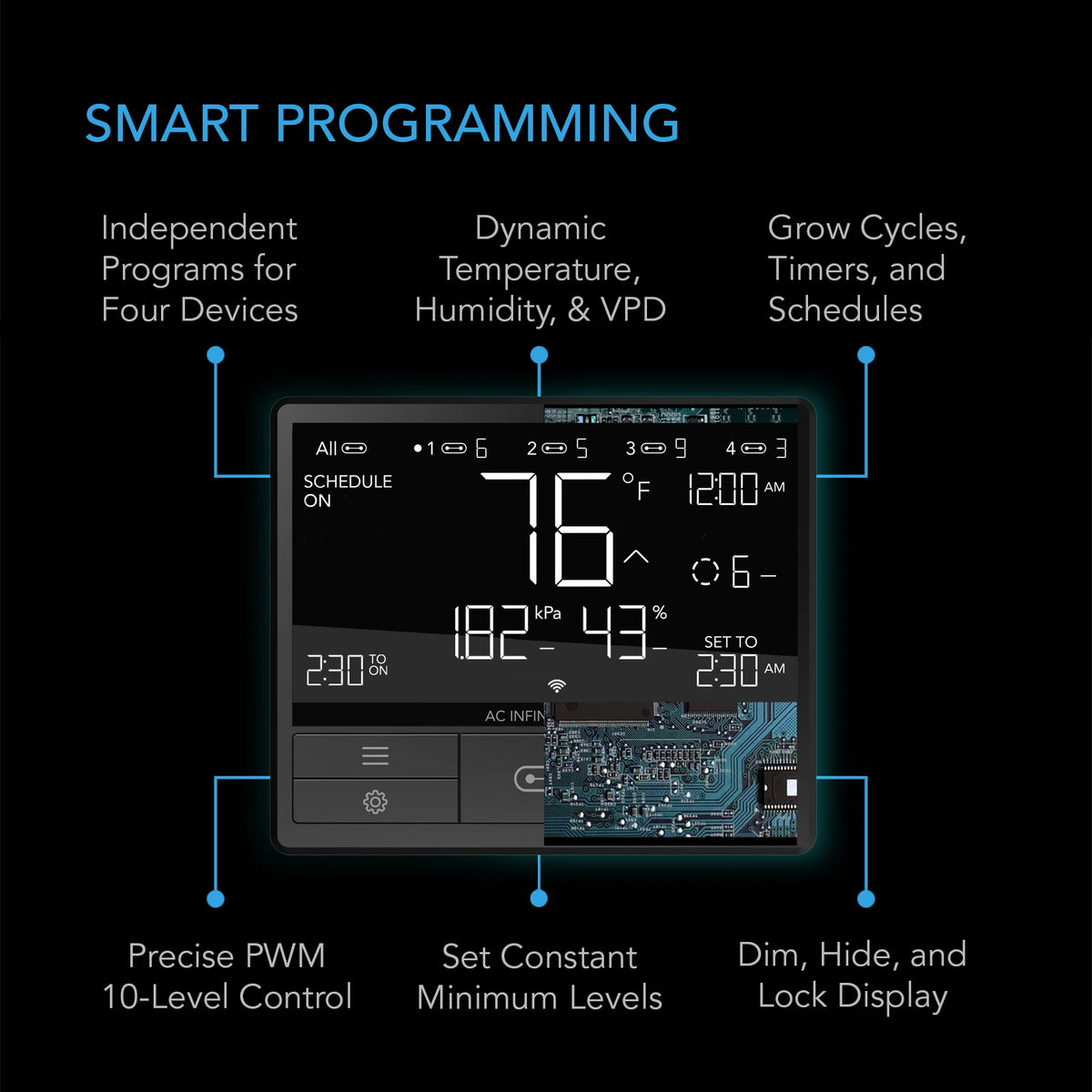 AC Infinity Controller 69 Pro Smart Climate Controller