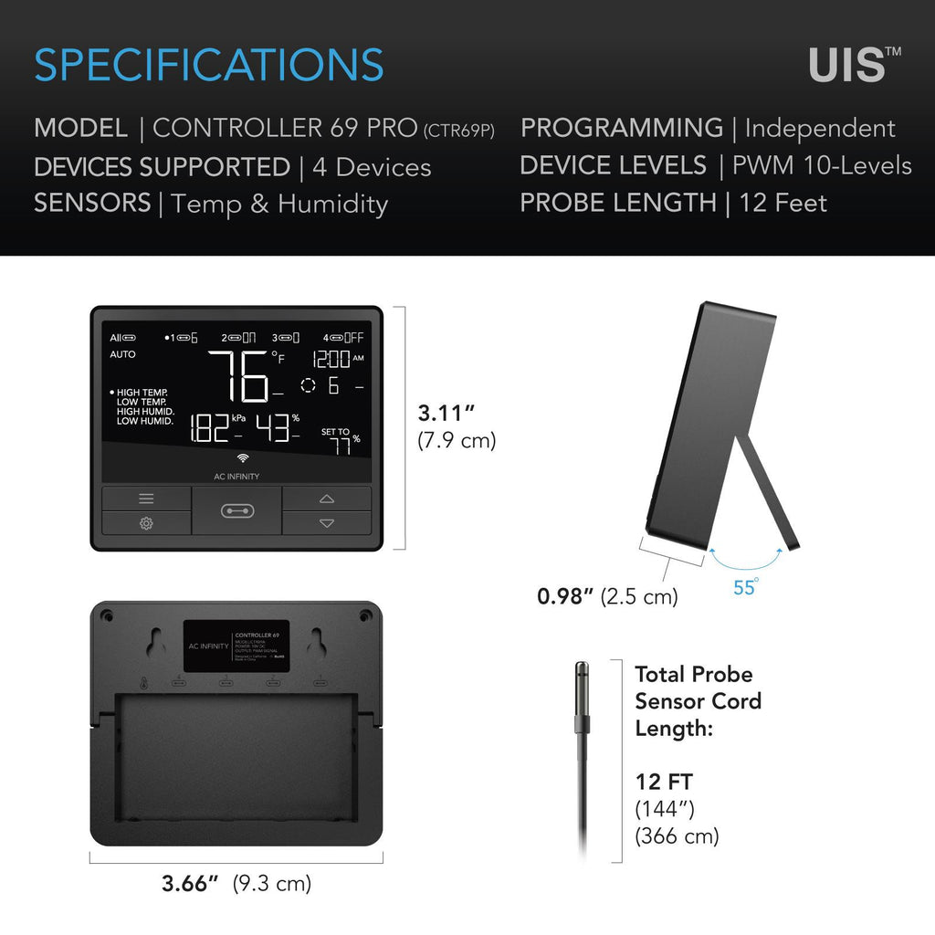 AC Infinity Controller 69 Pro Smart Climate Controller