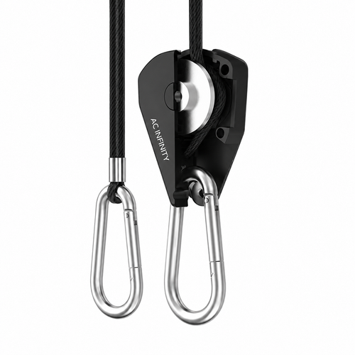 AC Infinity Heavy Duty Adjustable Rope Clip Light Hanger