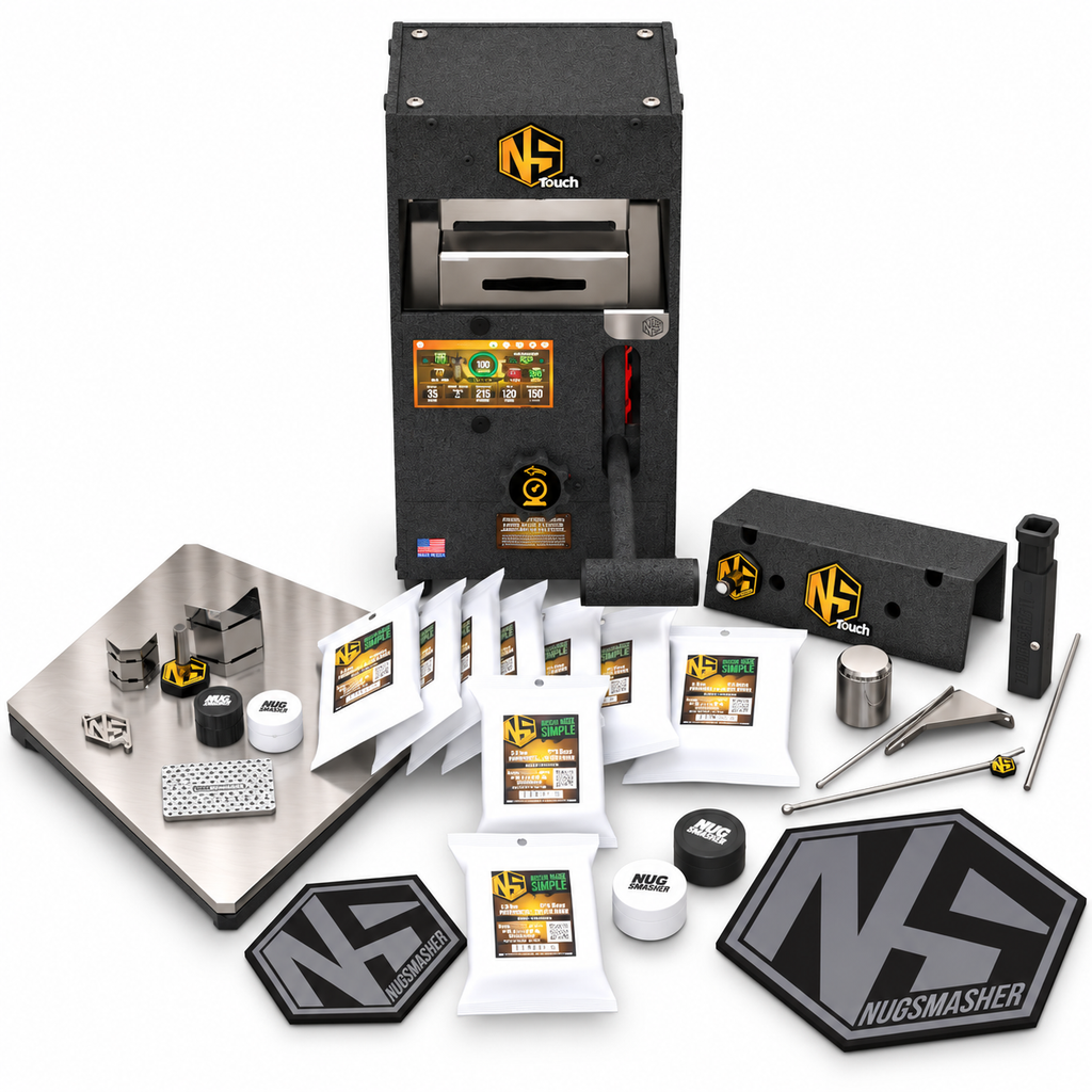 NugSmasher Touch 12 Ton Manual Press Essentials Bundle