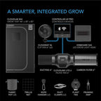 AC Infinity 4' x 4' Smart Automated LED Grow Tent Kit