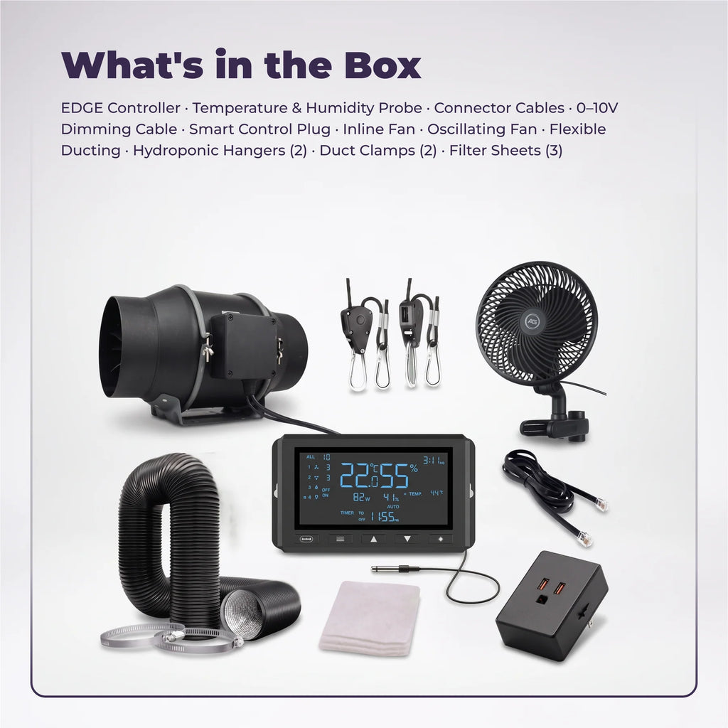 Active Grow EDGE Series Smart Ventilation & Climate Control Kit