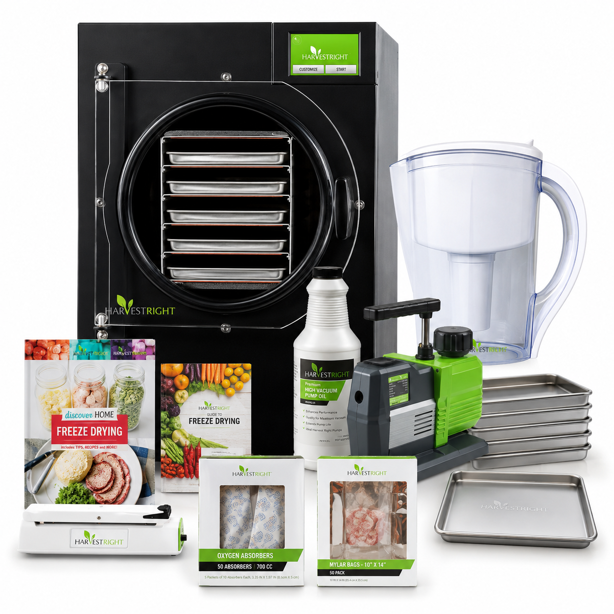 Harvest Right 4 Tray Small Pro Home Freeze Dryer with Mylar Kit