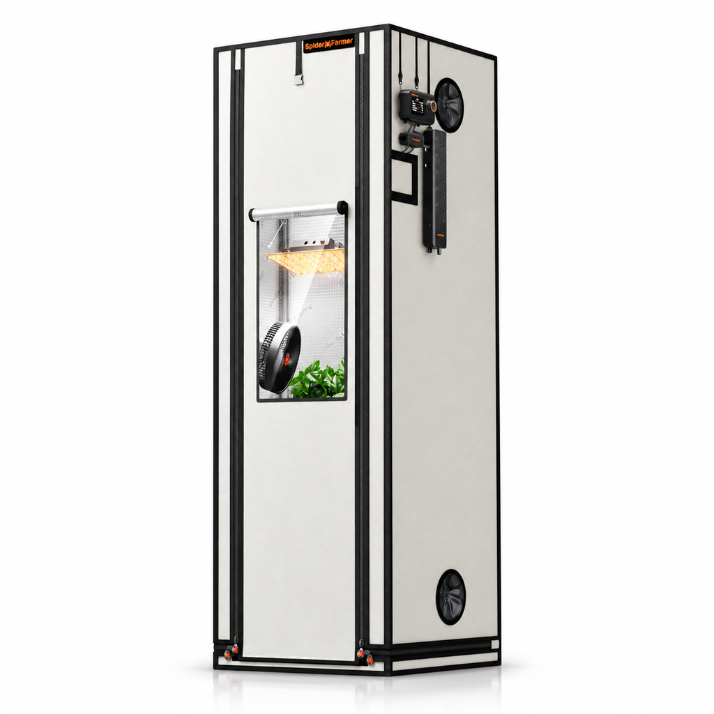 Spider Farmer Pro White 2×2×6 Grow Tent 2000D