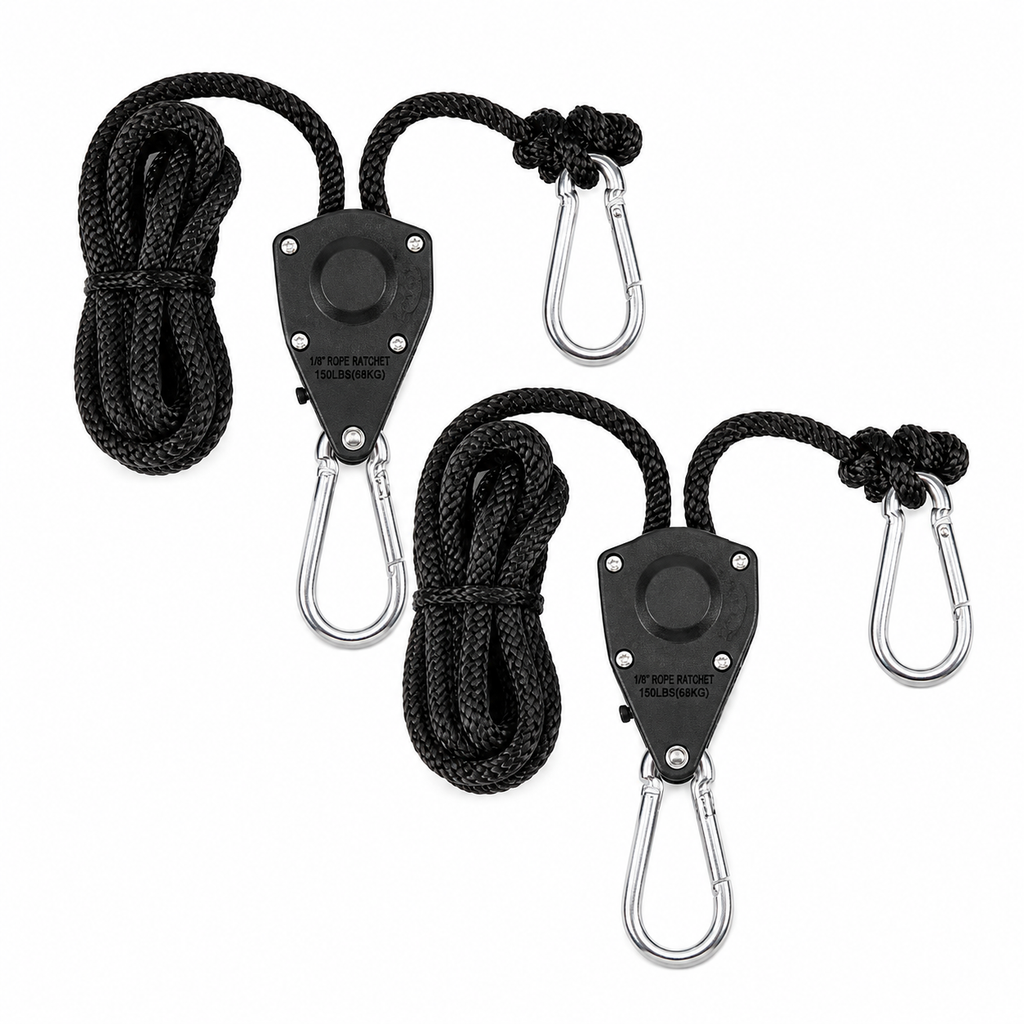 1/8" Rope Ratcheting Light Hangers